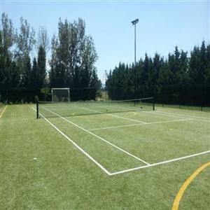 Tennis Court and Soccer Field