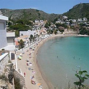El Portet bay and beach