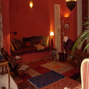 Living area on the ground floor