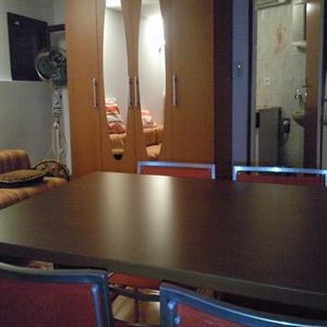 Table and closet