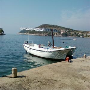 The boat for renting