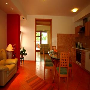 Apartment 1: Kitchen & Dining Area