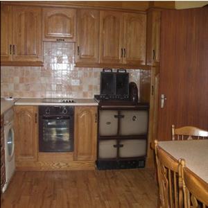 Kitchen with Oil Range