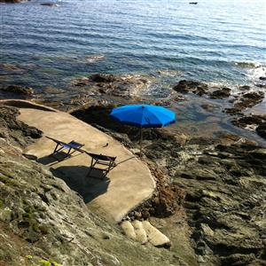 platform on the sea