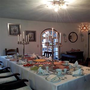 Breakfast table