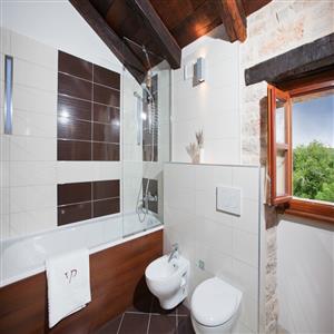 Villa Poropati, Groznjan, Istria - Bathroom