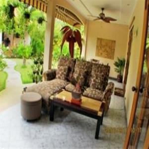 Patio seating area