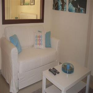 Studio apartment with separate bedroom