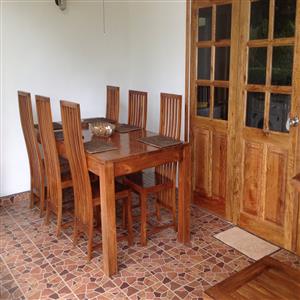 dinning area for 3 bedroom villa with sea view