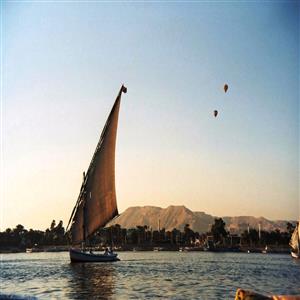 felucca on the Nile at Luxor