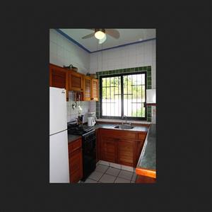 Full kitchen area.