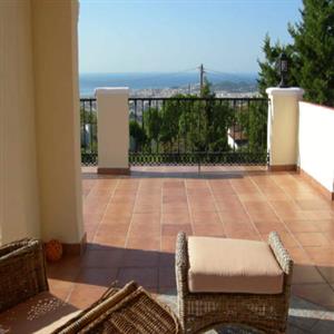 Master bedroom terrace