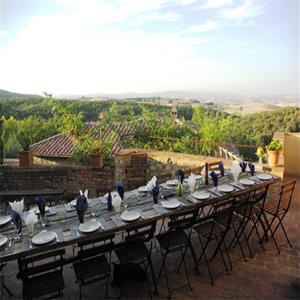 terrace for group