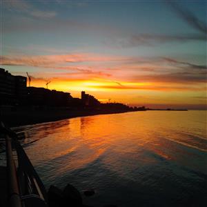 pesaro at sunset