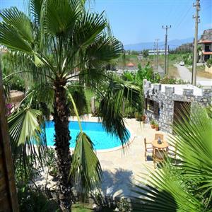 Pool and seating area