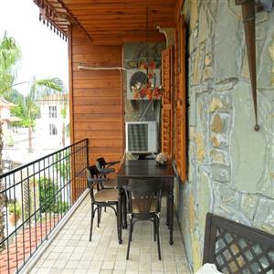 Large terrace leading from the salon with dining a