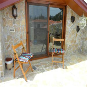 Roof terrace leading from double bedroom, upper fl