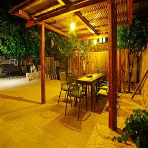 Terrace  at the evening.