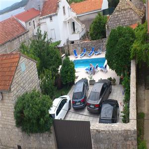Indoor parking.