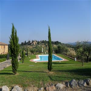 view from the pool