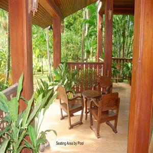Terrace by Pool