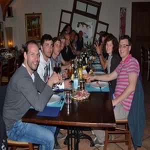 dinner in restaurant Le Braci Bozzole