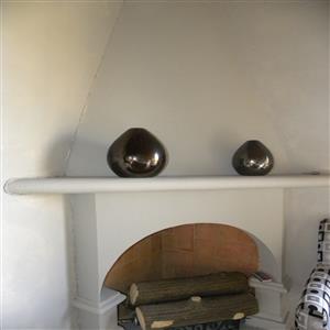 Fireplace in the principal bedroom