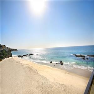 View of Private Beach, Ocean, Natural Rocks