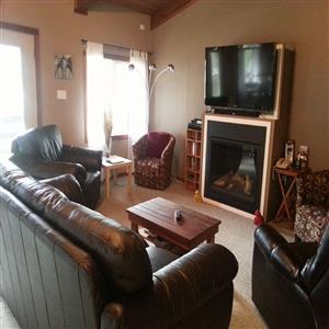 TV and Fireplace in Great Room