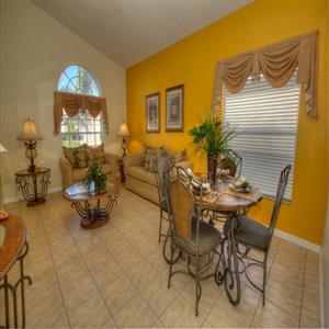 Quiet sitting room with dinning nook