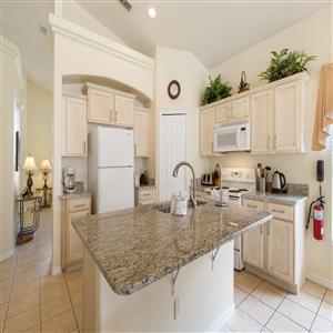 Kitchen with granite work tops