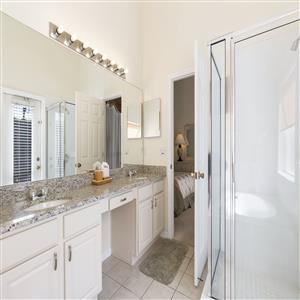 Pool bathroom with shower