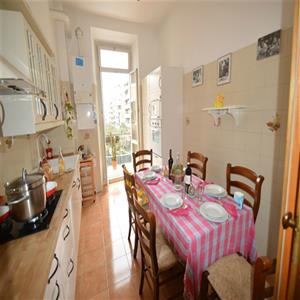 kitchen and dining area