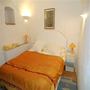 vaulted bedroom