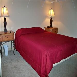Downstairs connected-Bedroom #6 with Queen bed