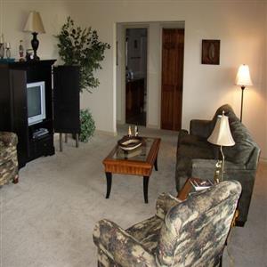 Downstairs Family Room with Queen Sleeper Sofa