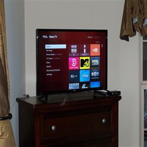 Flat Screen HDTV in Master Bedroom
