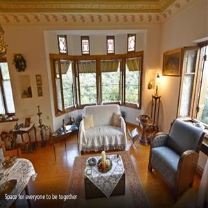 living room on upper floor