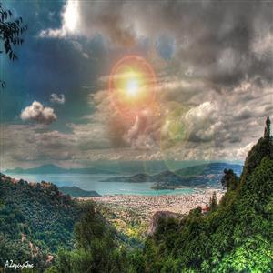 overlooking Volos