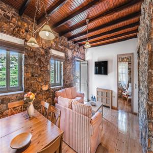 Living room and dining area