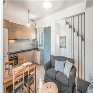 Lounge and kitchen area