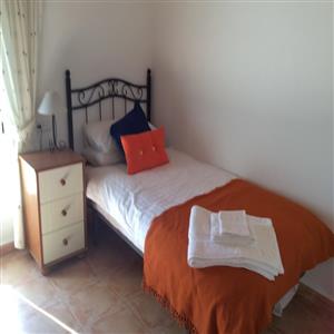 Twin bed in valley room