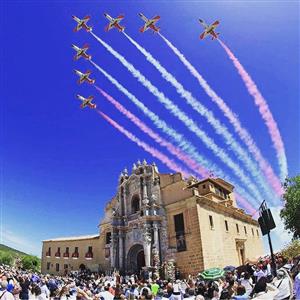 Spanish Red Arrows over Caravaca