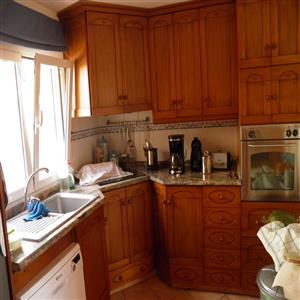 The kitchen is fully equipped.