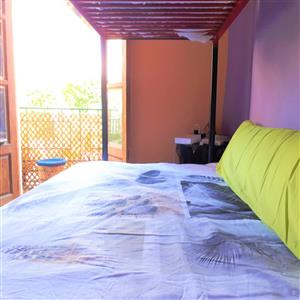 Bunk bed with balcony