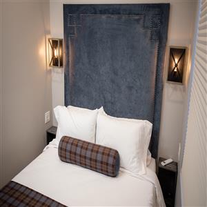 The Fergus Suite - Velvet Headboard