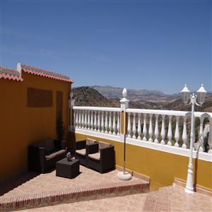 shared terrace with a view